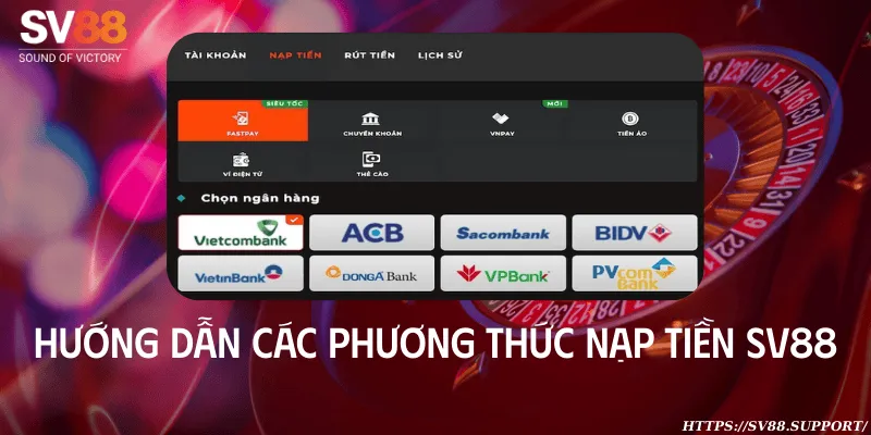 Nạp tiền SV88